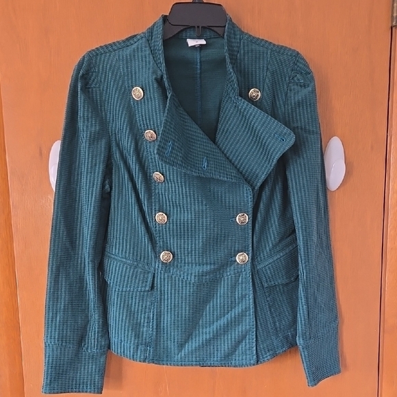 Cabi Brand, Teal Double-Breasted Women's Jacket Size M. - Picture 1 of 3